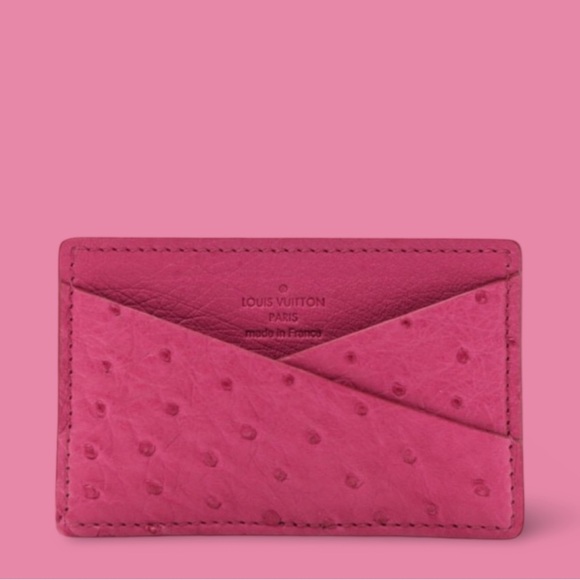 Louis Vuitton Handbags - Ostrich Card Holder Berry